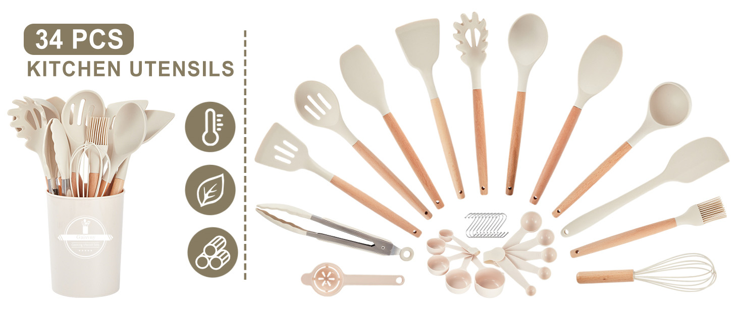 silicone kitchen utensils