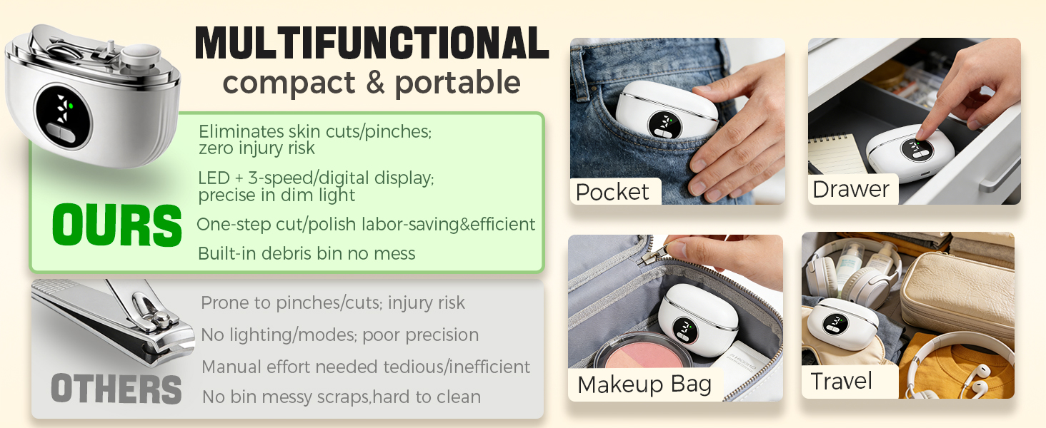 Electric nail clipper