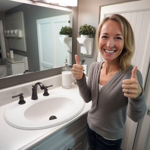 Purelux Happy Customer drain stopper
