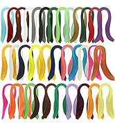 QTLCOHD 35 Colors 4200 Strips Paper Quilling Strips Width 3mm Length 54cm Quilling Paper for Adul...