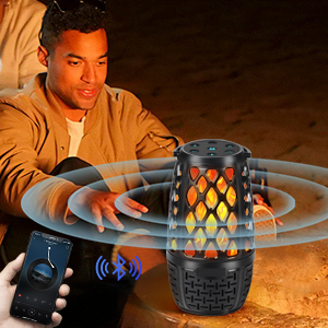 led tiki torches flickering flame