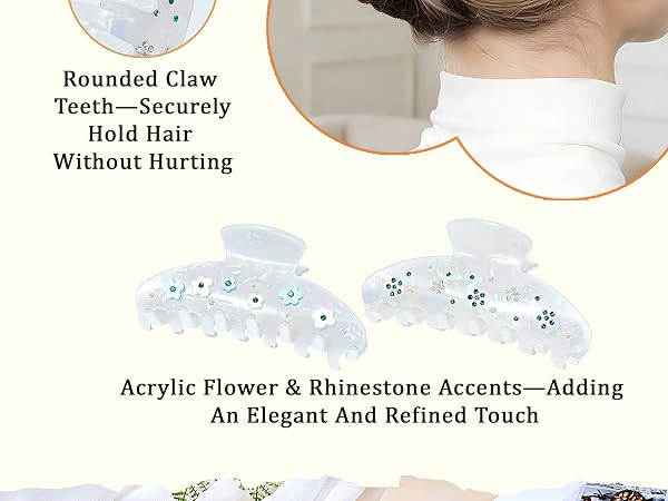 Hair clips for women
