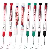 LYXMYGS 8 PCS Long Head Deep Hole Marker Pens,20mm Long Nib Marker, Longs Nose Markers, Waterproo...