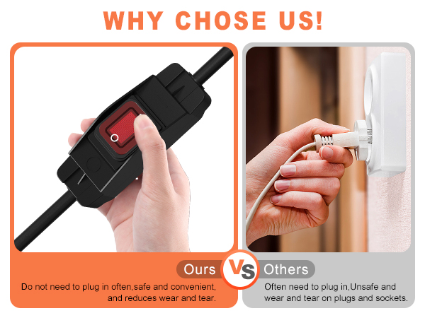 2ft with Inline Switch