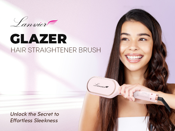 hair straightener brush
