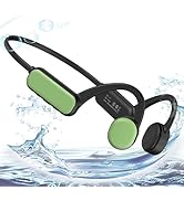 AYI Professional Swim Headphones True Bone Conduction Open Ear Headset MP3 Player Built-in 16G Me...