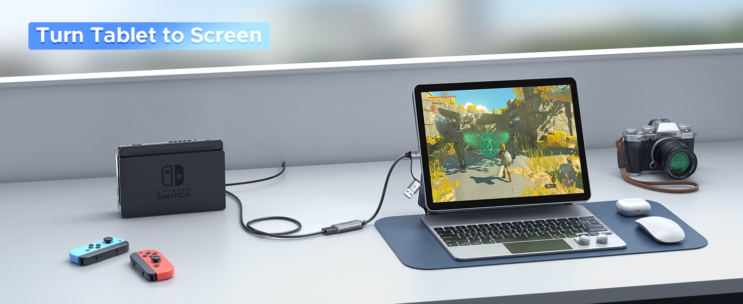 Turn Tablet to Screen