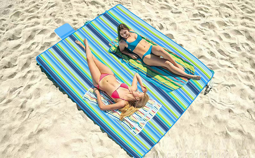Extra Large Beach Blanket Outdoor Picnic