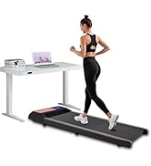 Treadmill Under Desk with Incline for Home and Office,Walking Treadmill with Remote Control and L...