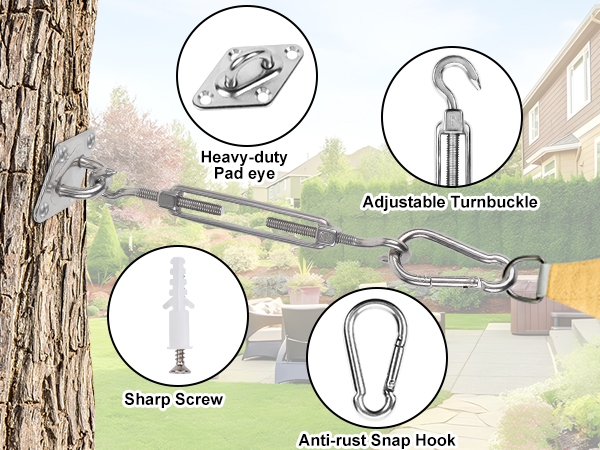 Shade Sail Hardware