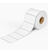 InpourPack 2x1inch Direct Thermal Label Paper for Barcodes, Shipping, 1000 Labels Per Roll White,...