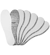 Kaps Alu Super Thermal and Insulating Insole Inserts for Shoes Boots, 6 Pairs of Cut to Fit Winte...