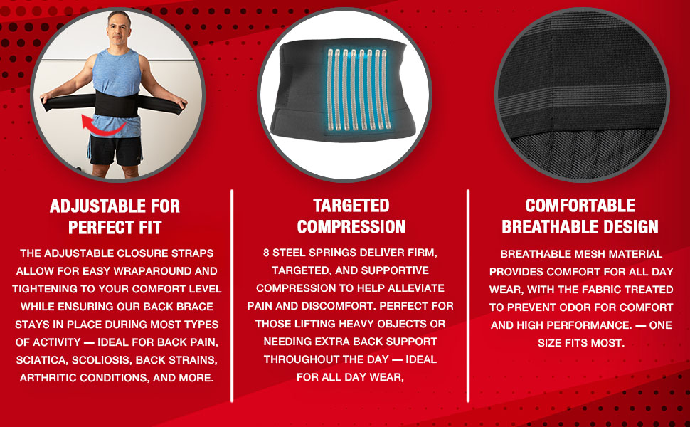 Adjustable Back Brace 