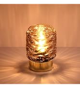 LINEWAY Battery Operated Lamp with Timer, Cordless Small Table lamp Battery Powered Lamp for Home...