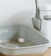 Litter Genie Platinum Pail Made of Durable Stainless Steel Includes1 Easy Roll Refill