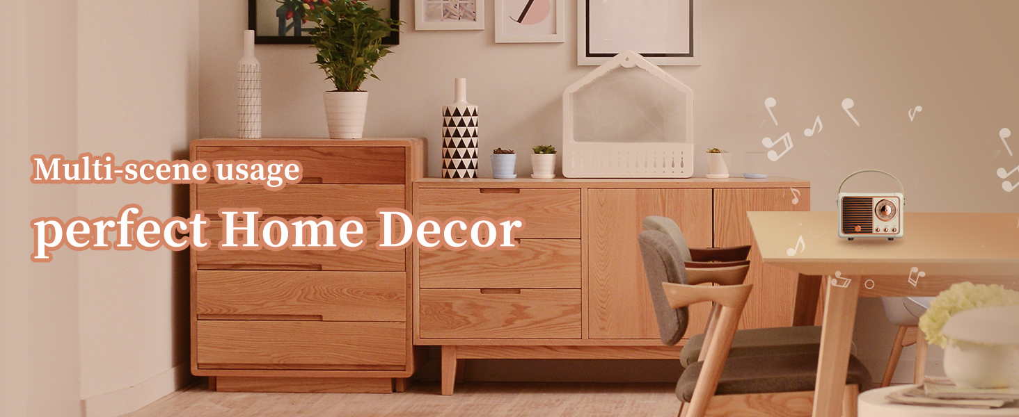 retro speaker for home decor