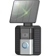 QIBOX Solar Charger Compatible with Ring Video Doorbell (2nd Generation - 2020 Release), Video Do...