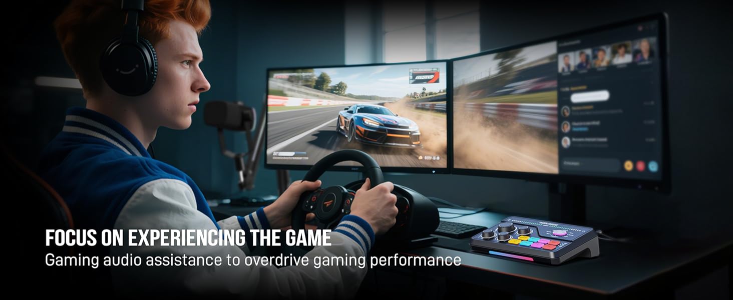 fifine SC8 assist gamer for better performance