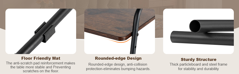 floor friendly mat ounded-edge design\sturdy structure