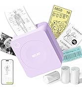 Nelko Sticker Printer, PM230 Print Pod Mini Printer Bluetooth Portabel Sticker Maker with 3 Rolls...