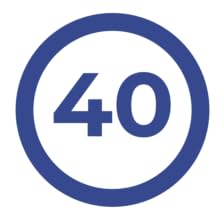 40 oz large capacity icon indicating high volume soap storage