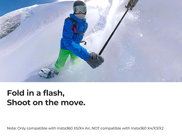 Insta360 X5 Foldable Selfie Stick