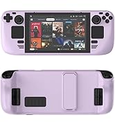 Kickstand Case for Steam Full , Fit, Comfortable Grip with Fingerprint Proof, Compatible with Gam...
