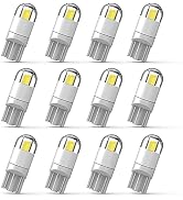 WEIMELTOY 194 Led Car Bulb 3030 Chipset 2SMD T10 194 168 W5W Led Wedge Light Bulb 1.5W 12V Licens...