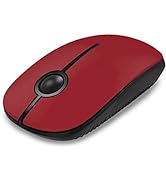 Unipows Wireless Mouse - 2.4G Slim Portable Computer Mouse with Nano Receiver, Less Noise Mobile ...