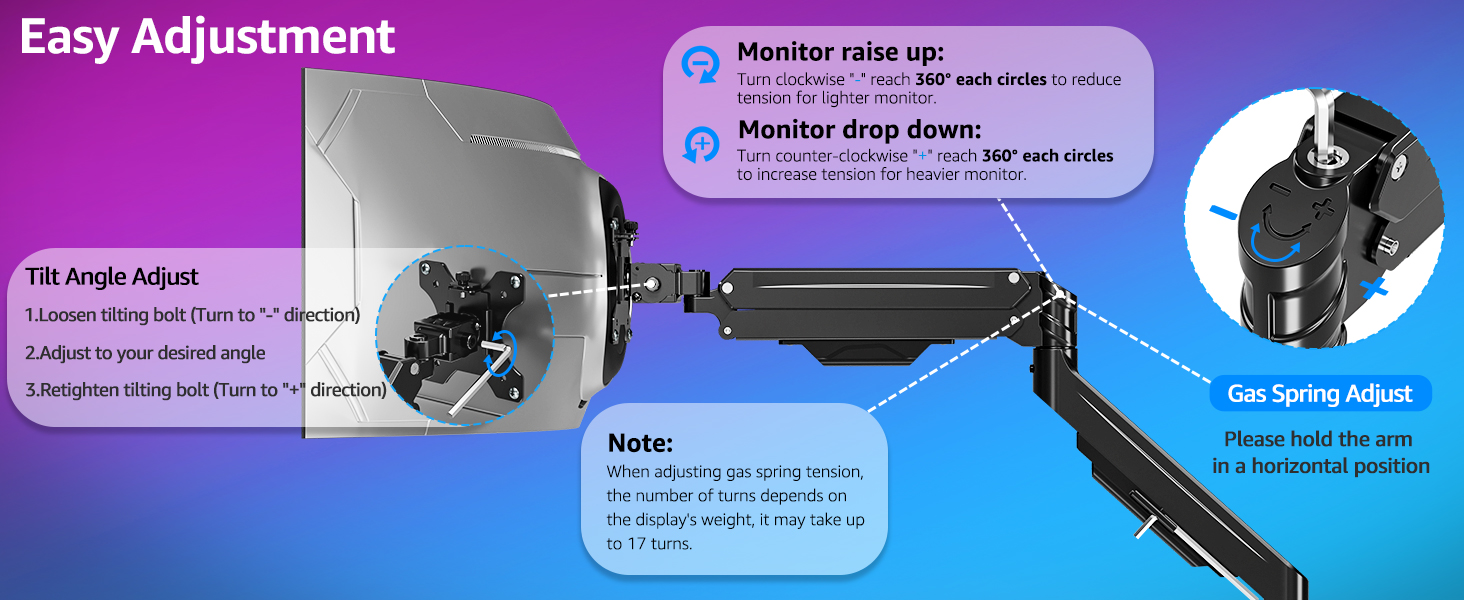 49 inch curved monitor mount