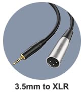 3.5mm to XLR Cables