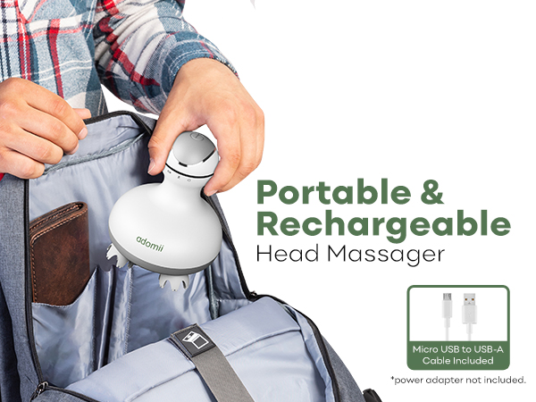Portable &amp; Rechargeable head massager