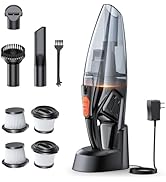 Otemly [4 HEPA Filters] Handheld Vacuum Cordless Rechargeable with 4 Pack HEPA Filter Replacement