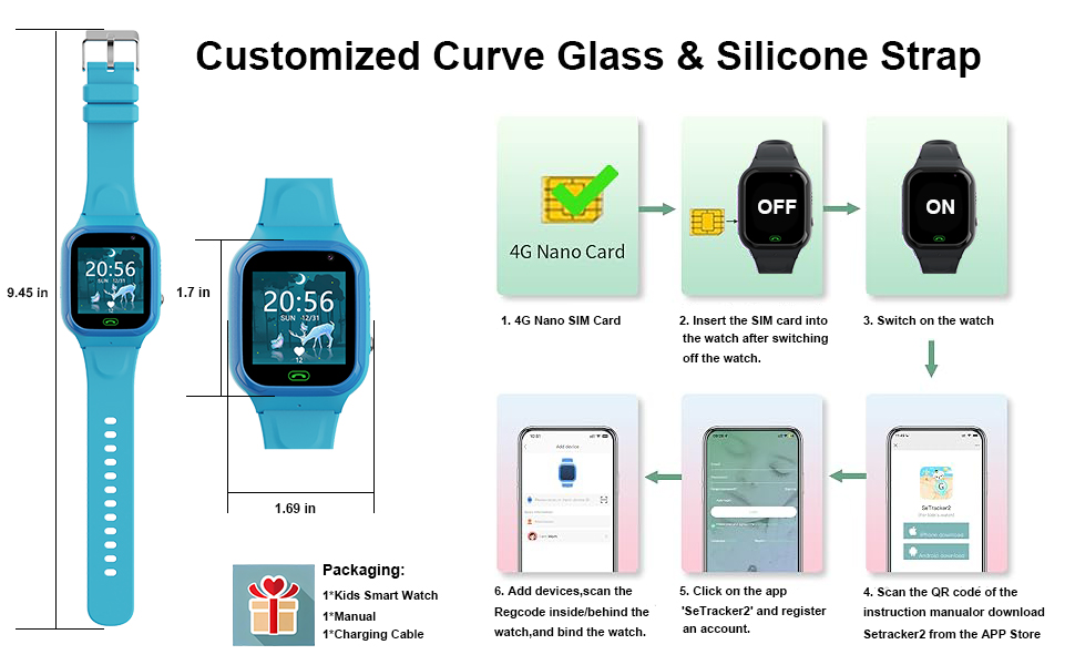 how to use the kids smart gps watch