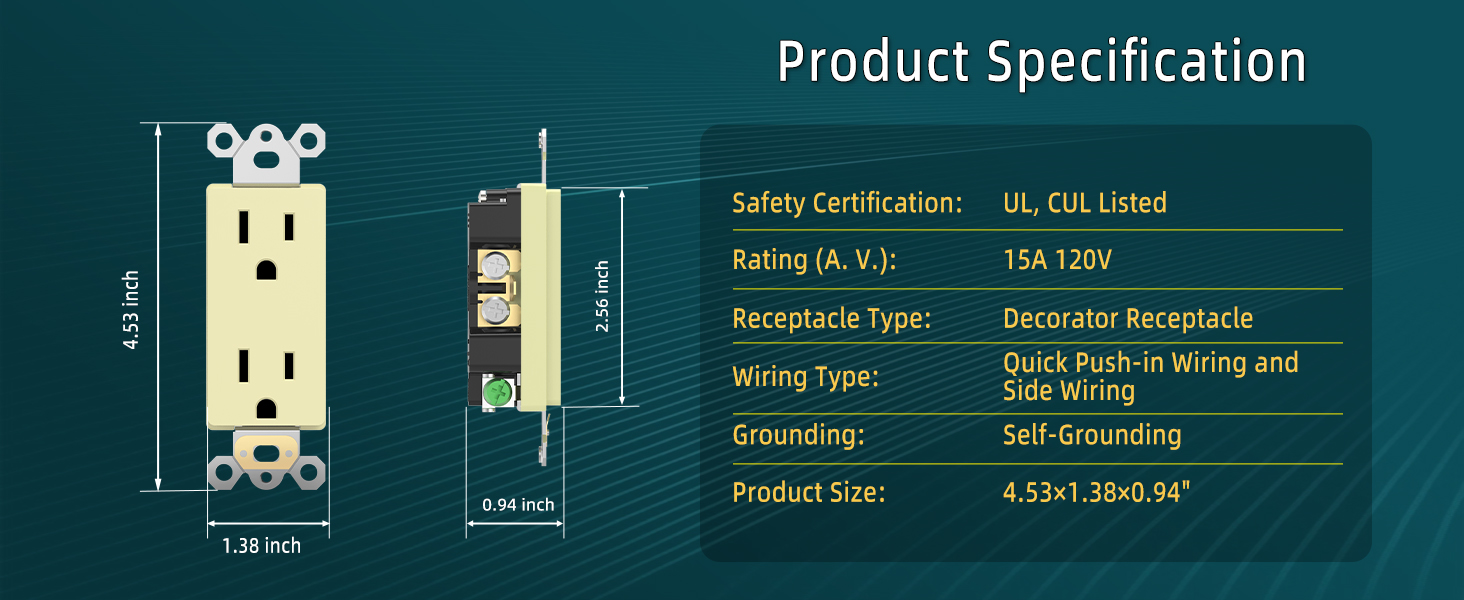 electrical receptacle outlet