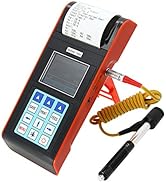AMT212 Portable Built-in Printer Durometer Digital Handheld Leeb Hardness Tester with Standard D ...