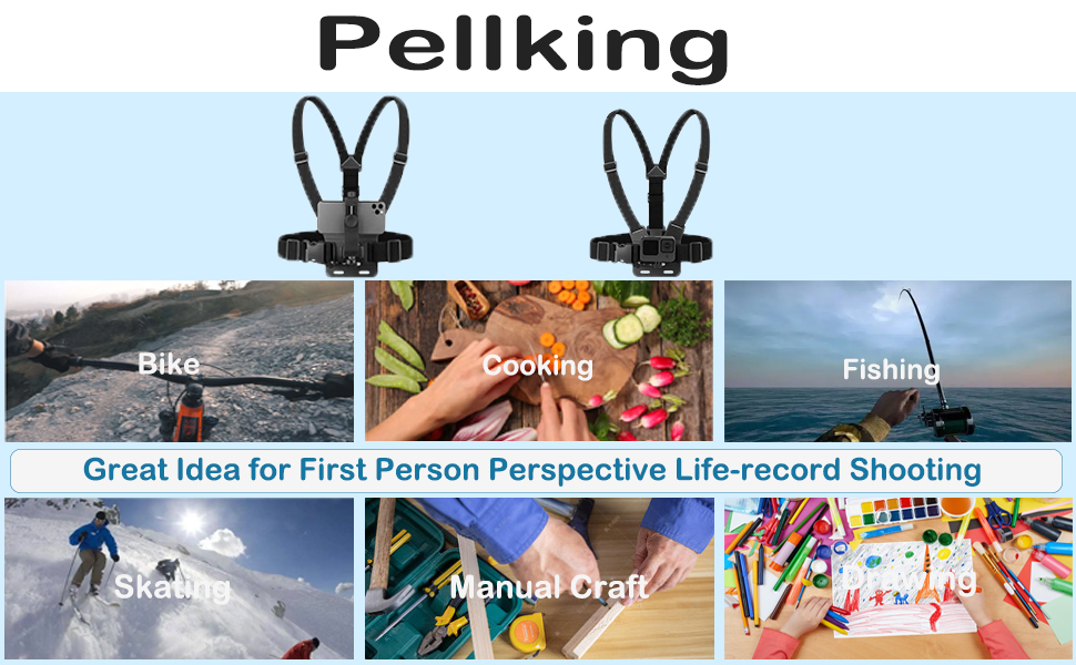 Pellking phone chest mount