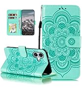 EYZUTAK Case for iPhone 17, Premium PU Leather Magnetic Closure Flip Wallet Phone Case with Card ...