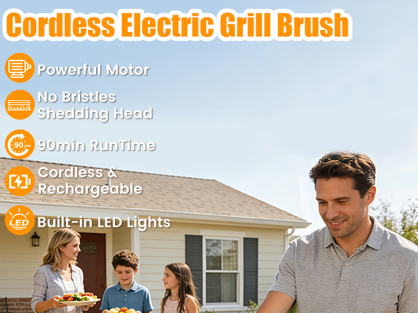 electric grill brush