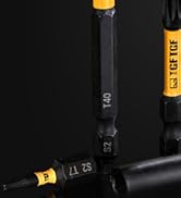 TGFTGF Impact Torx Bit Set 31PCS (T5 T6, TT7-TT40), 1” 2” S2 Steel Security Torx, Tamper Proof St...