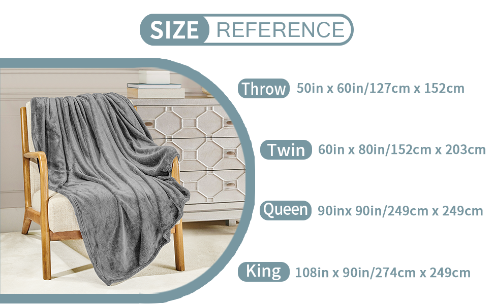 flannel blanket grey