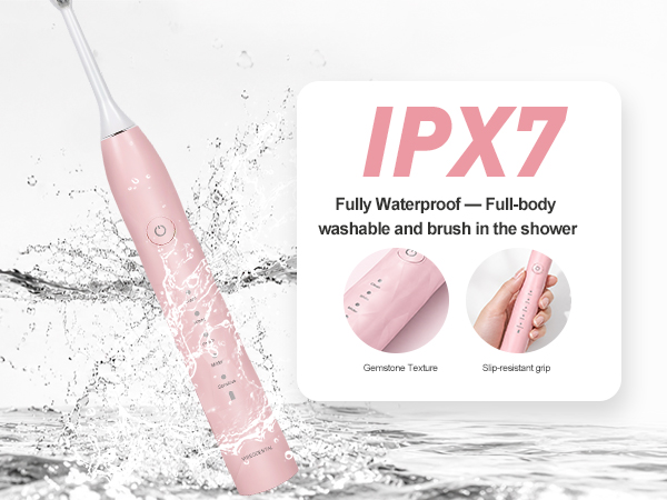 IPX7 waterproof electric toothbrush
