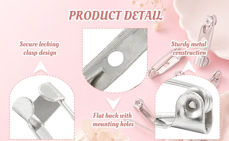 Safety Pins Clasps