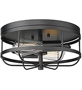Rosient Light Fixtures Ceiling Mount, 12 Inch Semi Flush Mount Ceiling Light, Outdoor Exterior In...