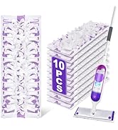 IOPRETTY Mop Pads for Swiffer Powermop - 10 Pack Wet Dry Disposable Refills for Hardwood Floor Cl...