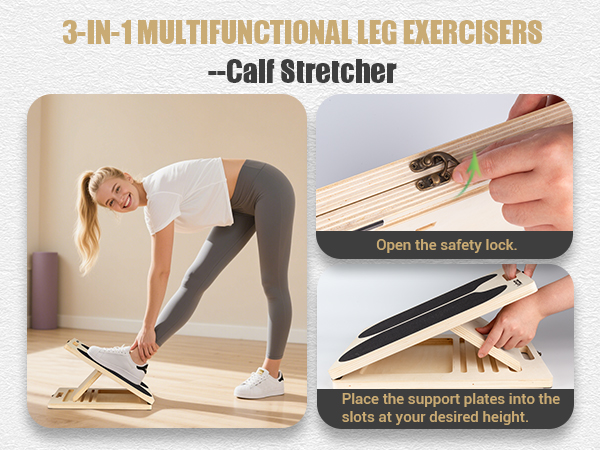 slant board for calf stretching