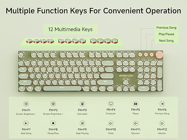 membrane gaming keyboard typewriter keyboard steampunk keyboard mechanical gaming keyboard