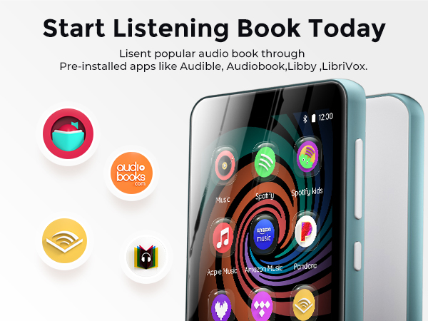 mp3 player with bluetooth and wifi for kids