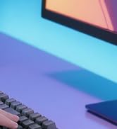 ASFSKY Keyboard Wrist Rest with Memory Foam Anti-Slip Rubber Base Ergonomic Wooden Wrist Rest for...