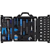 Cartman 122 Piece Auto Tool Accessory Set Tool Kit Set Electric Tool Set Drive Socket and Socket ...